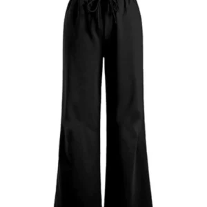 RS Womenβs Black Wide-Leg Palazzo Pants