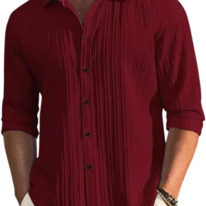 RS Men’s Textured Full-Sleeve Casual Shirt