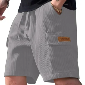 RS Men’s Classic Corduroy Cargo Stretch Shorts
