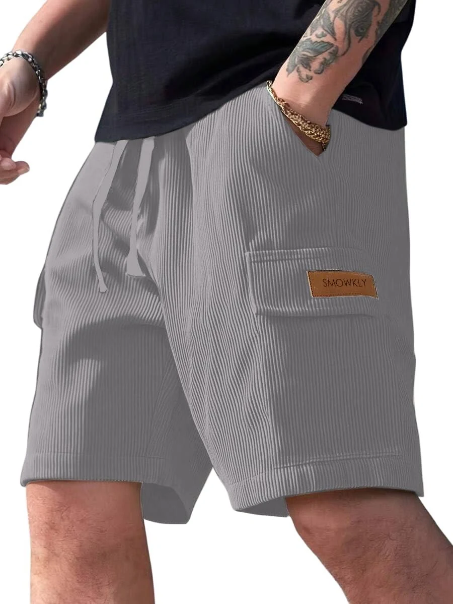 RS Men’s Classic Corduroy Cargo Stretch Shorts