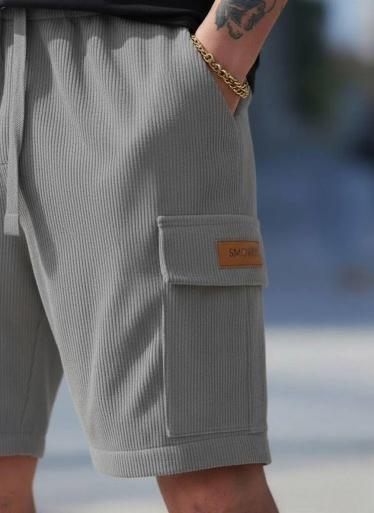 RS Men’s Classic Corduroy Cargo Stretch Shorts - Image 2