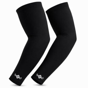 DIVUE Cotton Arm Sleeves for Men & Women Black